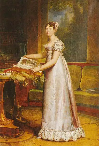 Catherine-Frédérique-Sophie-Dorothée van Württemberg, koningin van Westfalen (1783-1835) - François Gérard

Source:
Catherine-Frédérique-Sophie-Dorothée de Wurtemberg, reine de Westphalie (1783-1835) - François Gérard