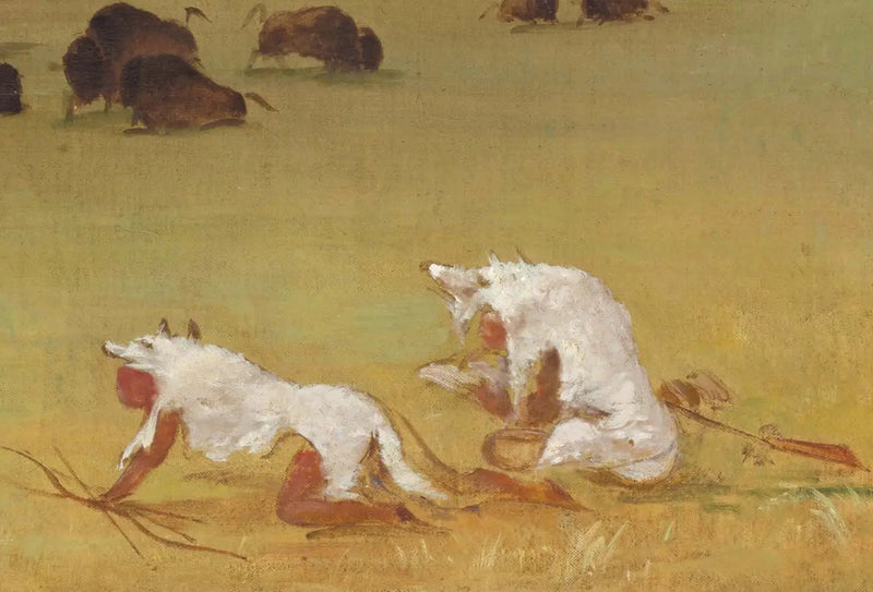 Catlin en zijn gids die zich bij een bizon onder witte wolfshuiden bevinden - George Catlin

Source:
Catlin et son guide indien s'approchant du bison sous des peaux de loup blanc - George Catlin