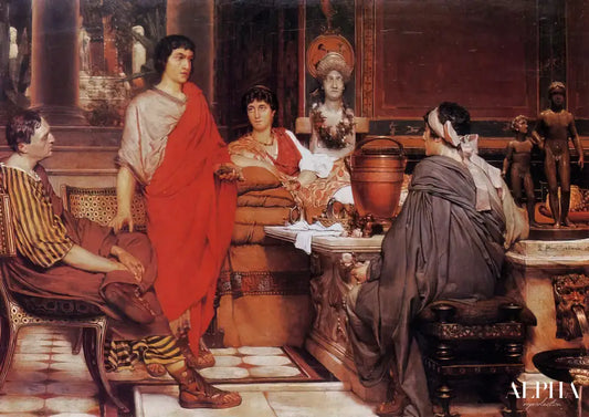 Catulle près de Lesbia - Lawrence Alma-Tadema Reproductions de tableaux à la peinture à l’huile