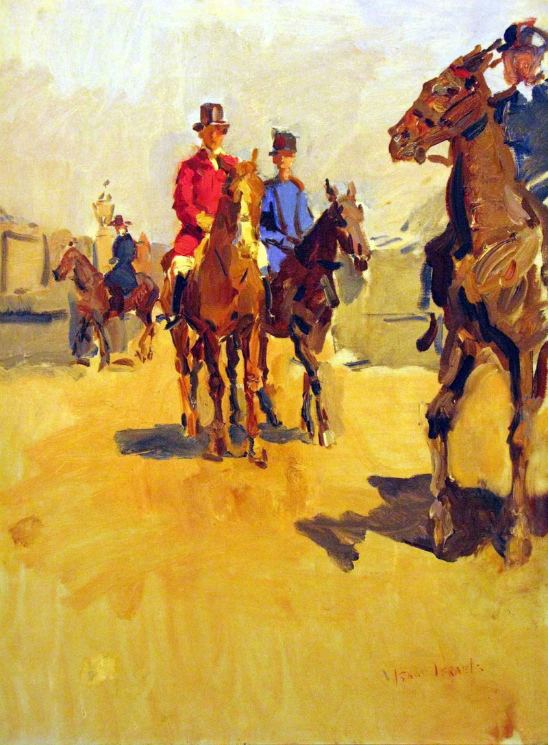 Ridders en paarden - Isaac Israëls