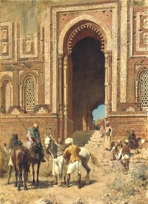 Indiaanse ruiters bij de poort van Alah-ou-din, Oud Delhi - Edwin Lord Weeks

Source:
Cavaliers indiens à la porte d'Alah-ou-din, Old Delhi - Edwin Lord Weeks