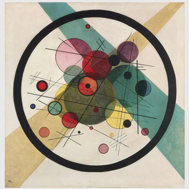Cirkels in een cirkel - Vassily Kandinsky