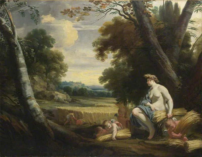 Cérès en cupido's oogstend - Simon Vouet