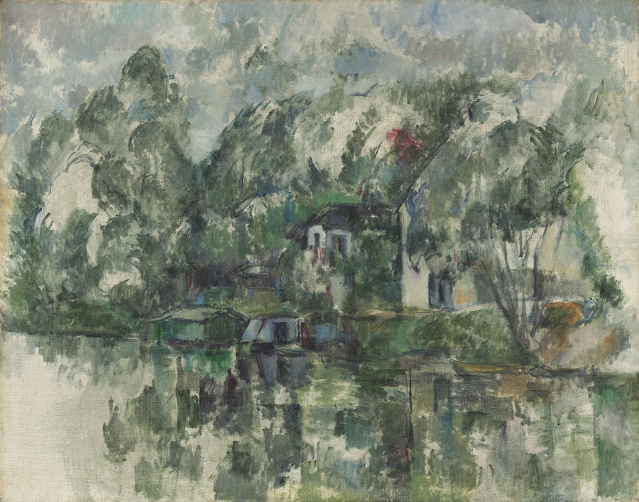 Aan de waterkant - Paul Cézanne
