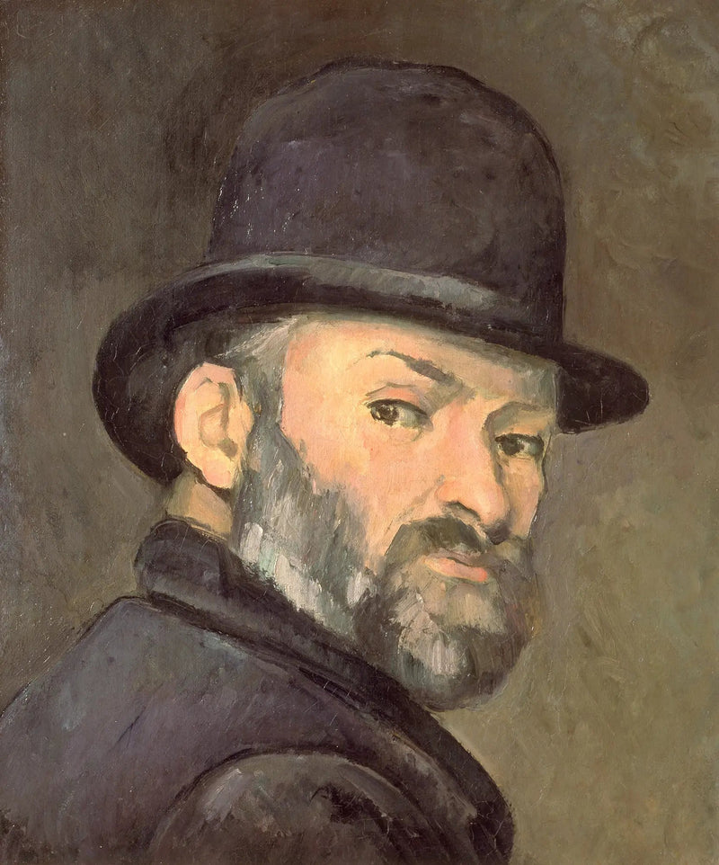 Cezanne met bolhoed - Paul Cézanne