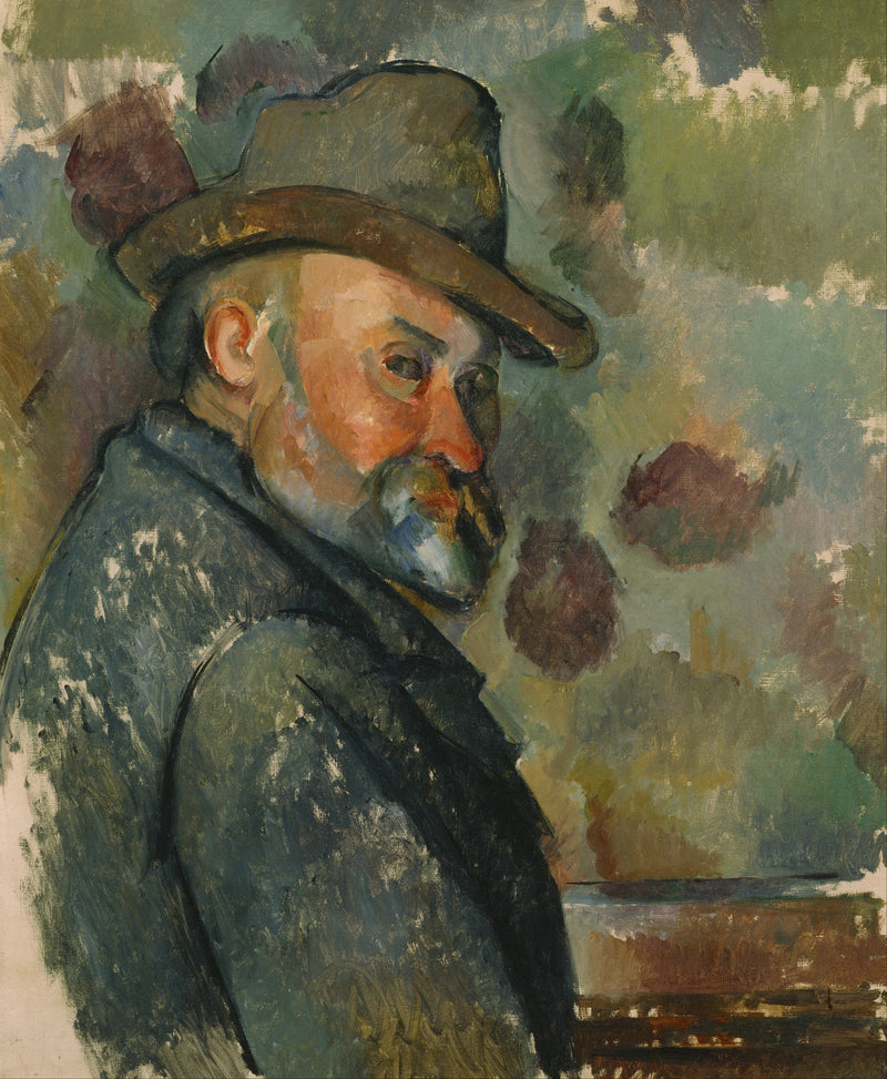 Zelfportret met hoed - Paul Cézanne