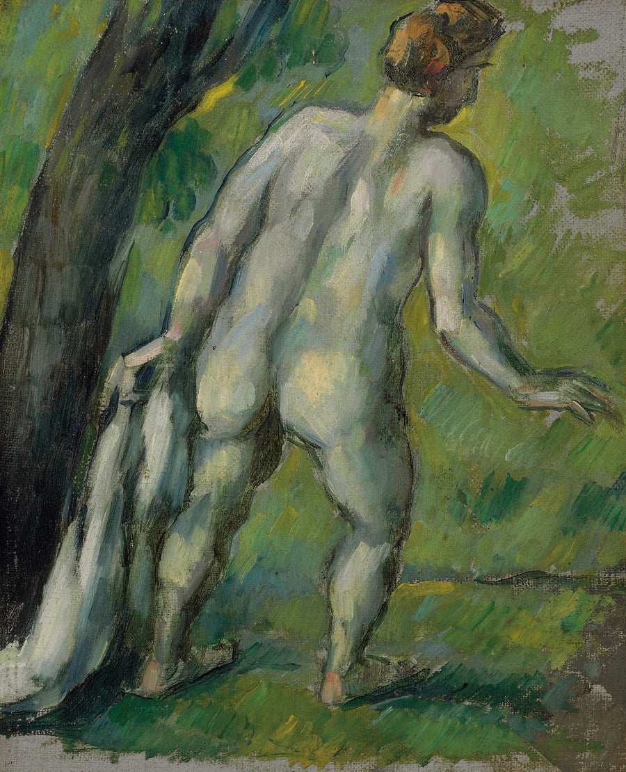 Badder, gezien van achteren - Paul Cézanne
