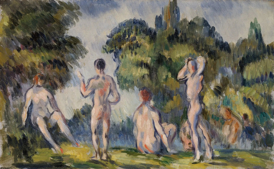 Zwemmers en zwemsters - Paul Cézanne