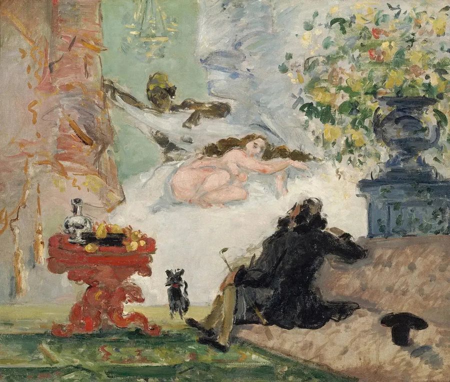 Een moderne Olympia - Paul Cézanne