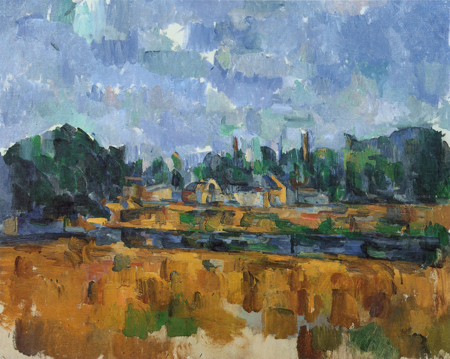 Oevers van een rivier - Paul Cézanne