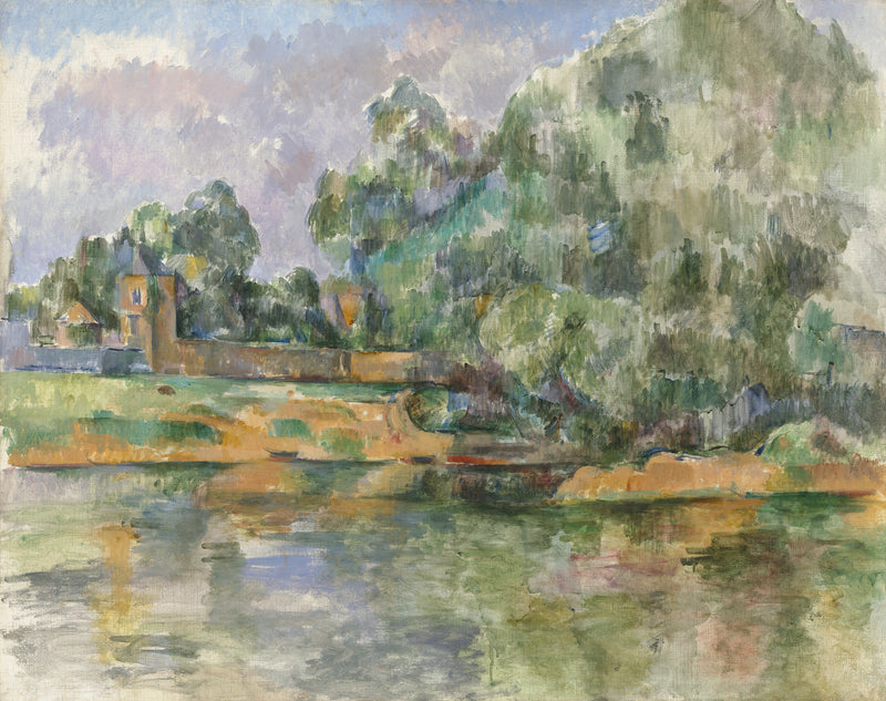 Landschap aan het water - Paul Cézanne