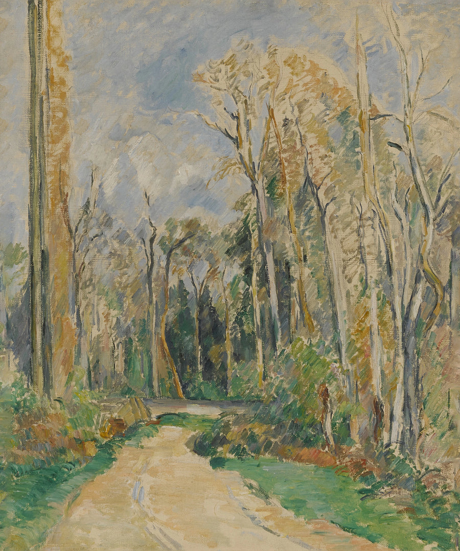 Pad bij de ingang van het bos - Paul Cézanne