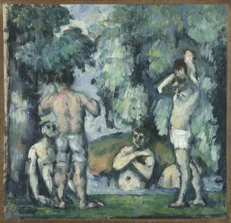 Vijf baders - Paul Cézanne
