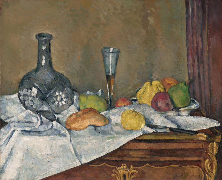 Stilleven met een dessert - Paul Cézanne