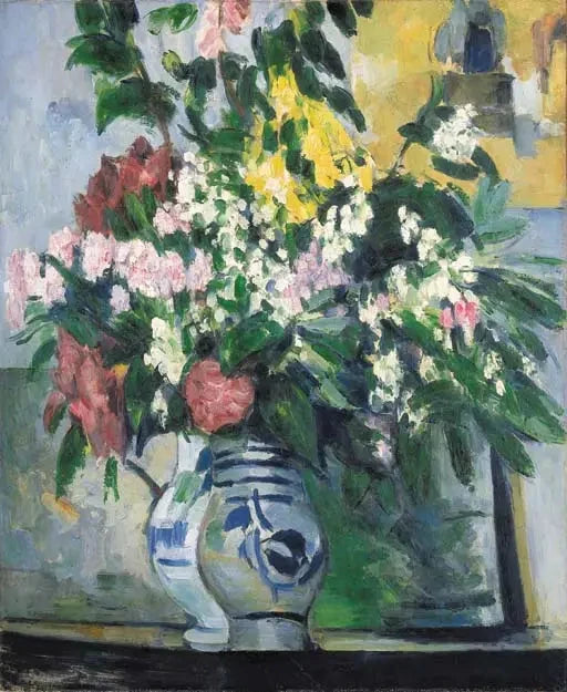 De Twee Bloemenvazen - Paul Cézanne