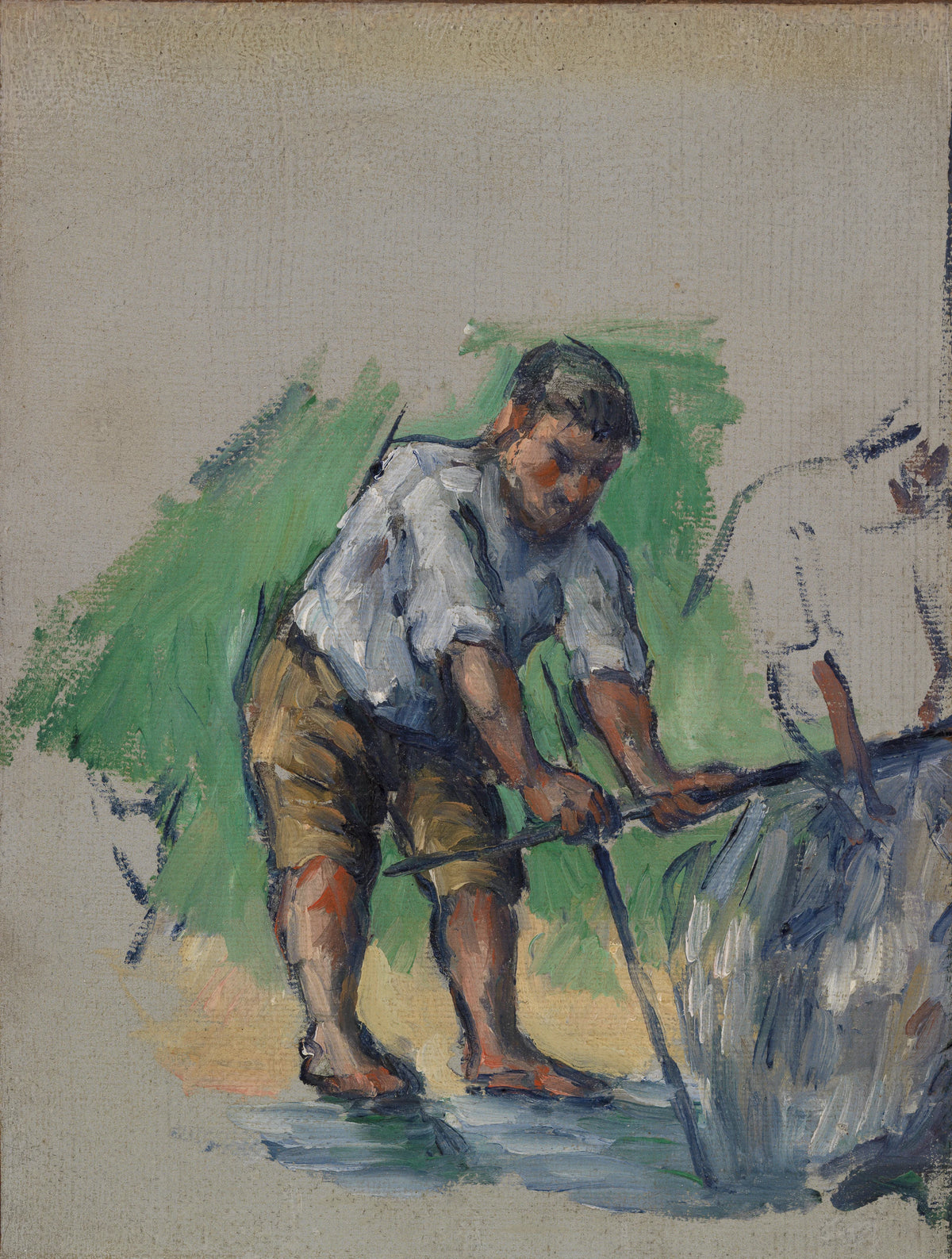 Le Foreur, circa 1873 -1874 - Paul Cézanne