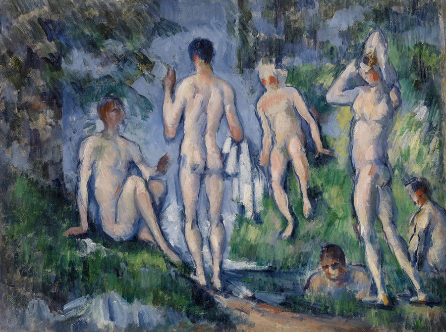 Groep baders - Paul Cézanne