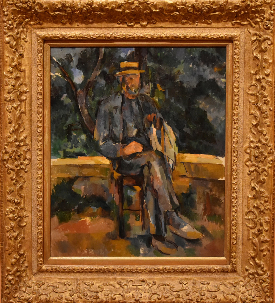 Zittende man - Paul Cézanne