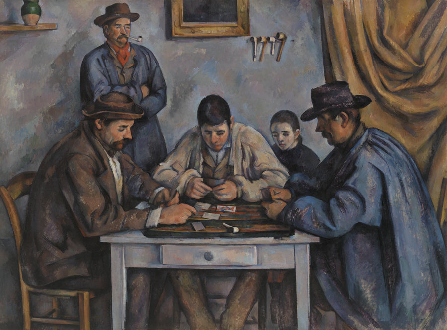 De kaartspelers - Paul Cézanne