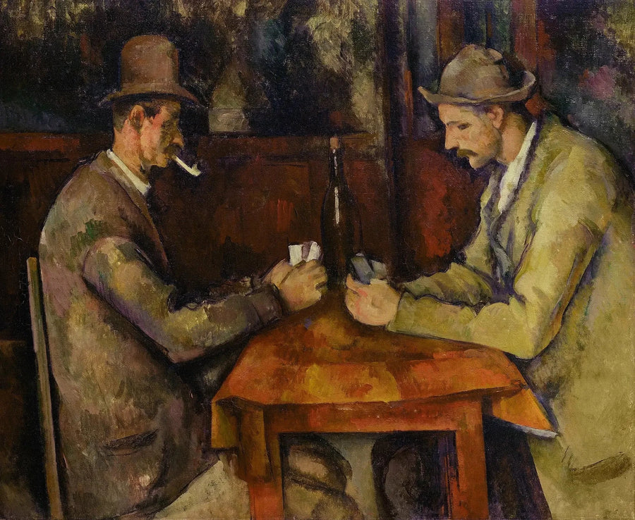 De Kaartspelers - Paul Cézanne