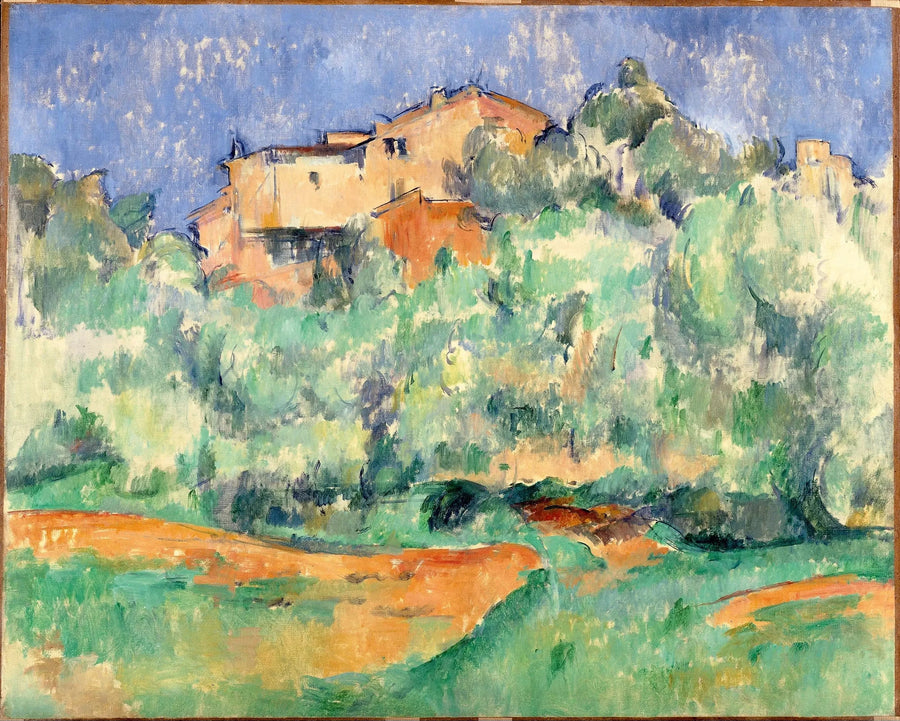Maison de Bellevue en duiventoren - Paul Cézanne