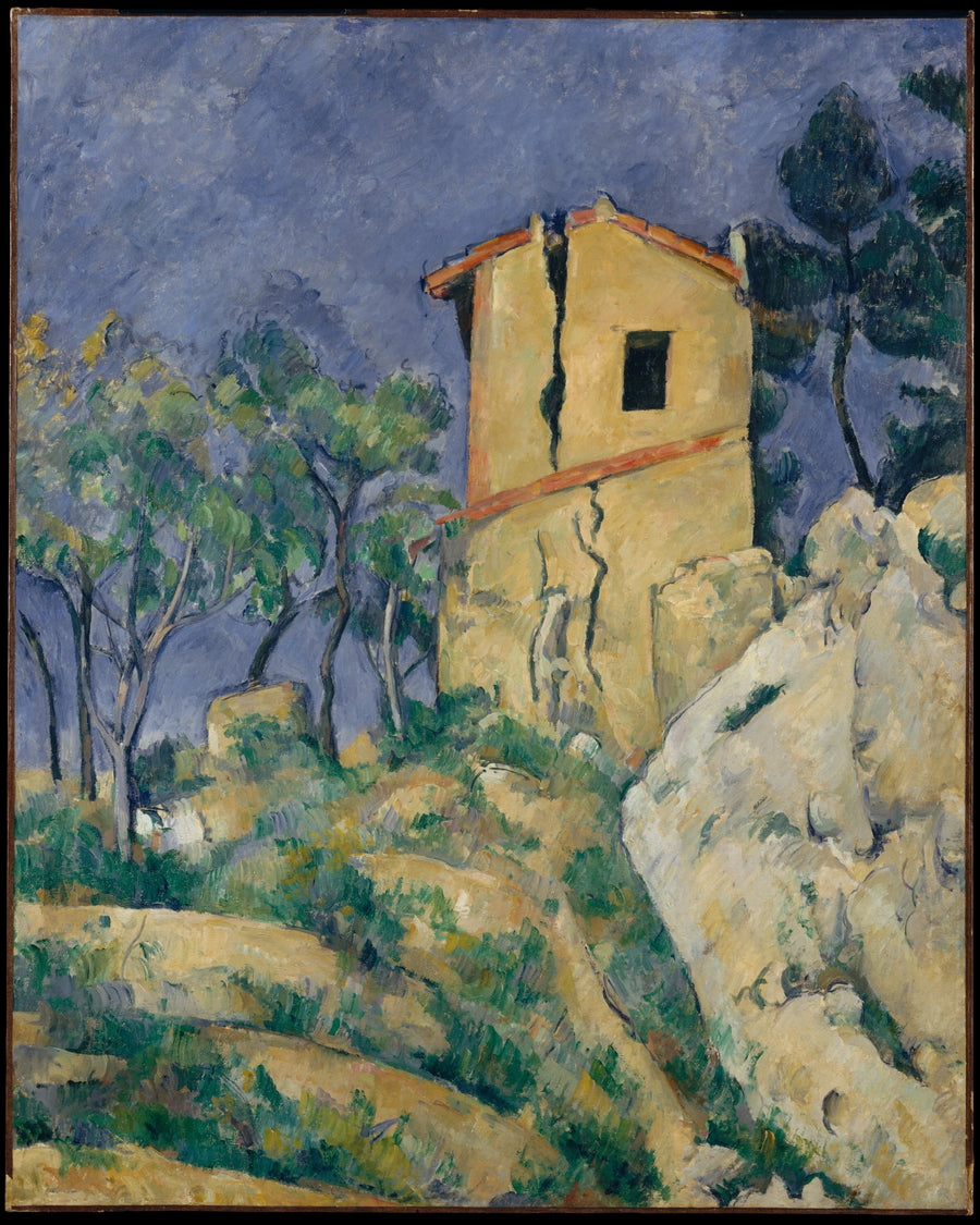 Het Gescheurde Huis - Paul Cézanne