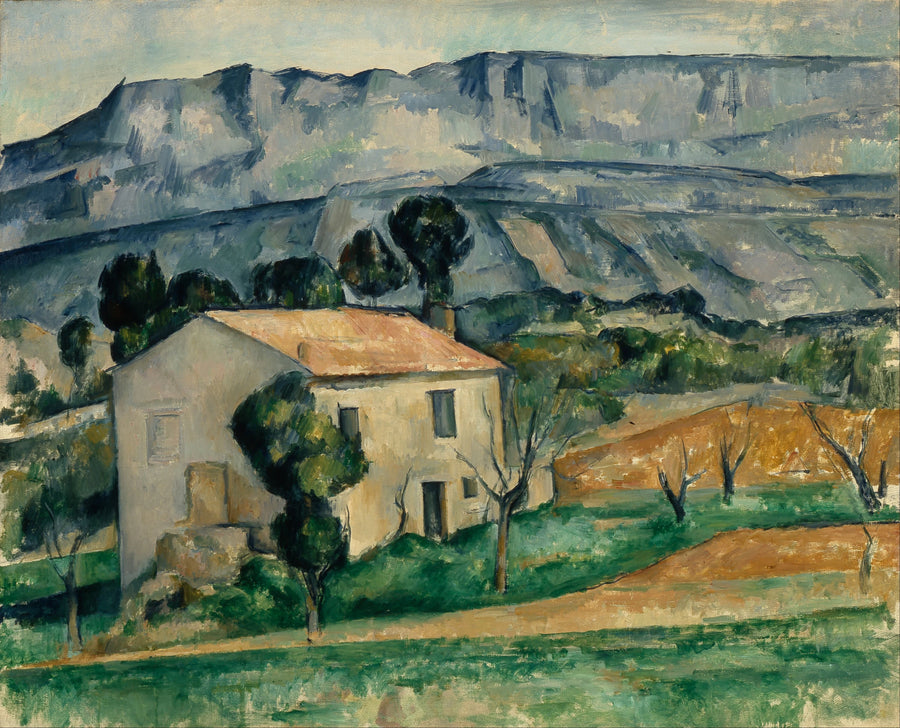 Huis voor de Sainte-Victoire nabij Gardanne - Paul Cézanne