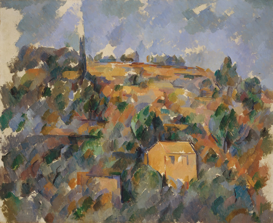 Huizen op de heuvel, Provence - Paul Cézanne