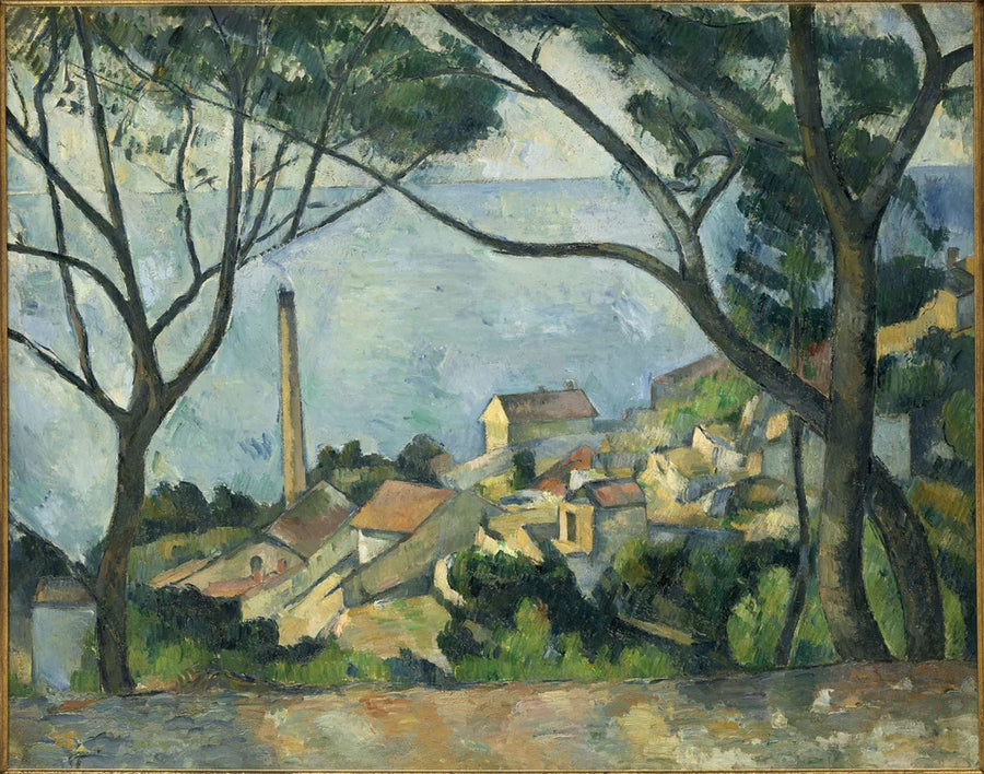 De zee bij l'Estaque - Paul Cézanne