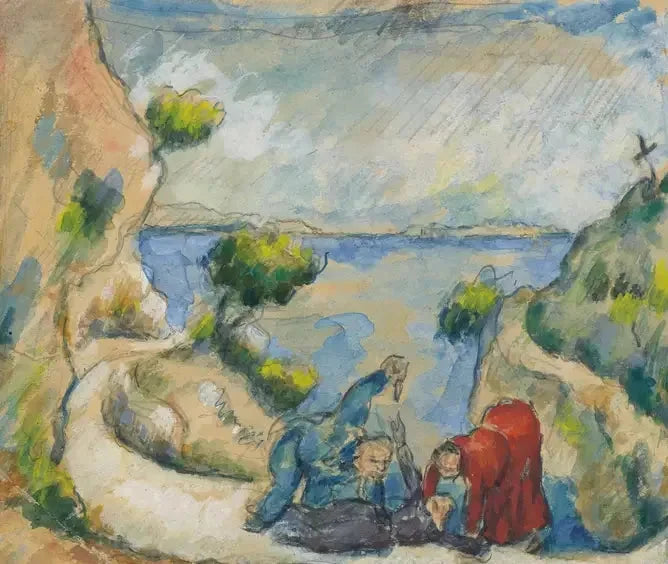 De moord in de kloof - Paul Cézanne