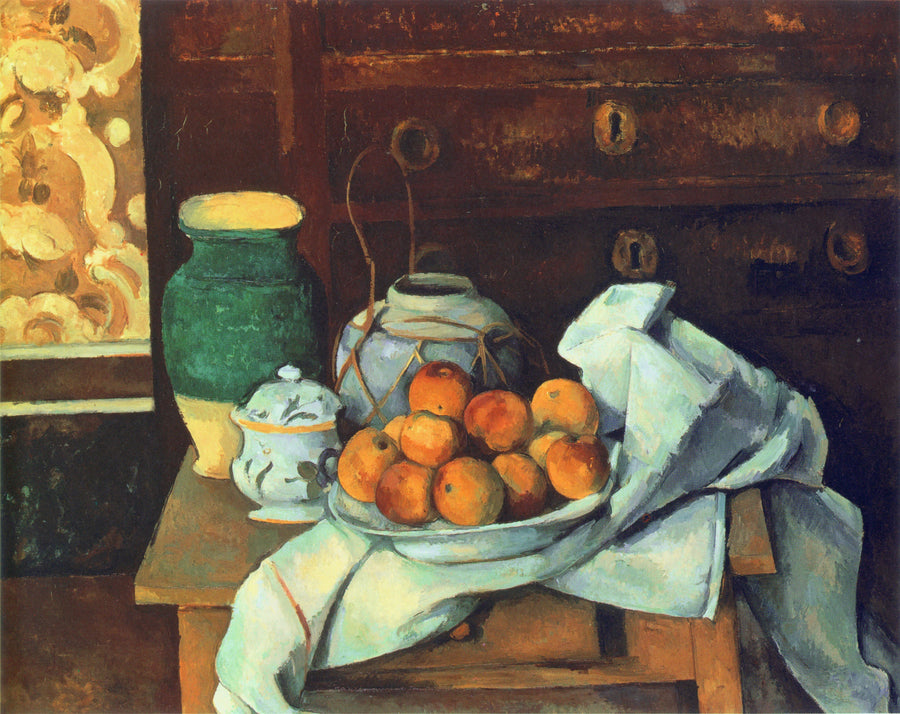 Stilleven met een ladekast - Paul Cézanne
