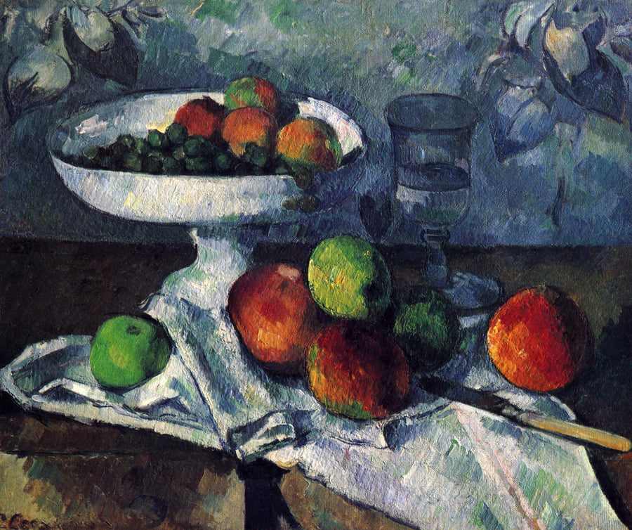 Stilleven met fruitschaal - Paul Cézanne