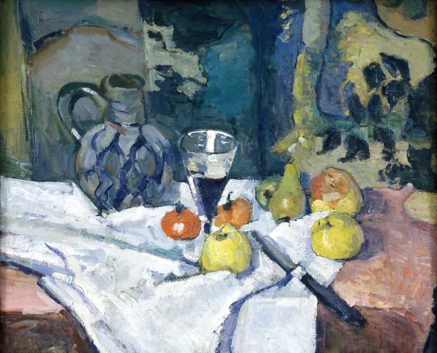 Stilleven met steengoedpot - Paul Cézanne