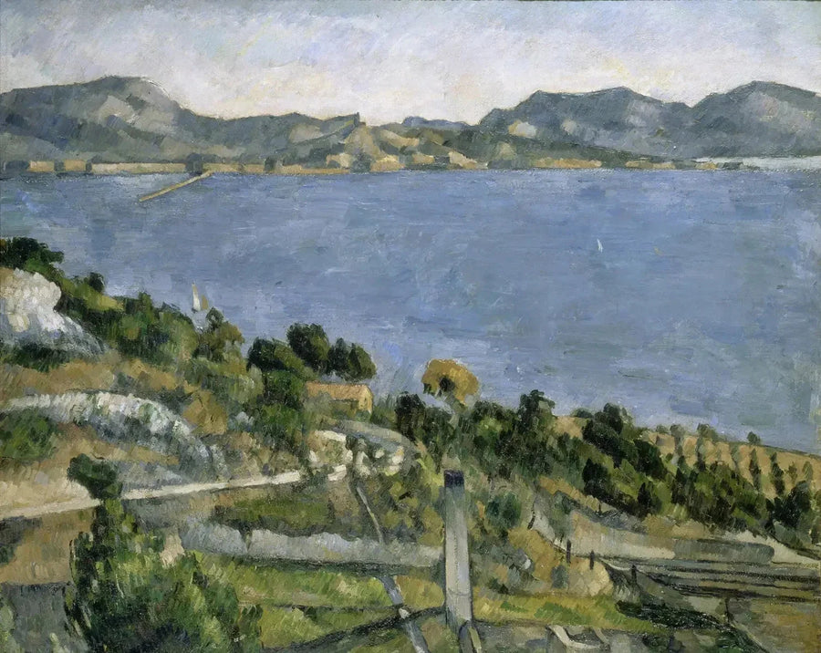 De Golf van Marseille gezien vanaf l'Estaque - Paul Cézanne
