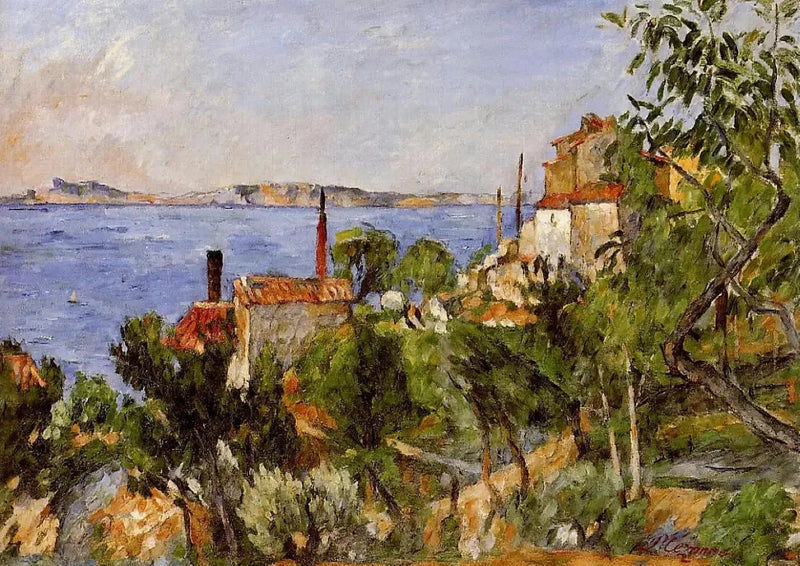 De Zee bij l'Estaque - Paul Cézanne