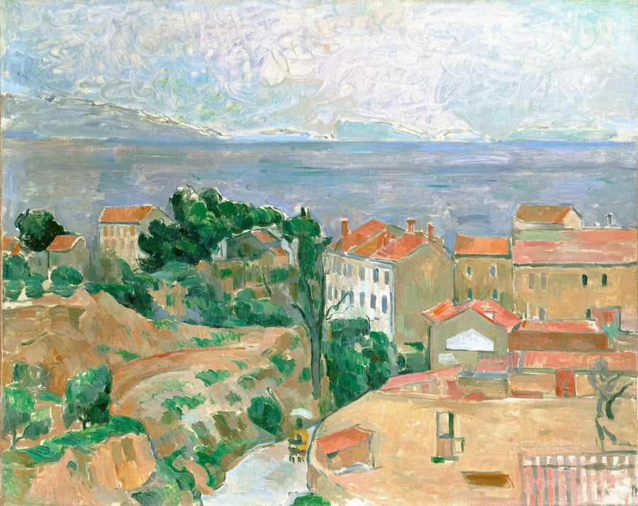 Uitzicht op l'Estaque - Paul Cézanne