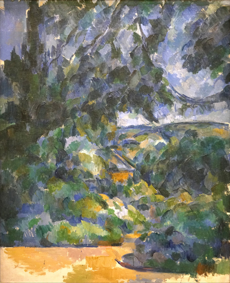 Blauw landschap - Paul Cézanne