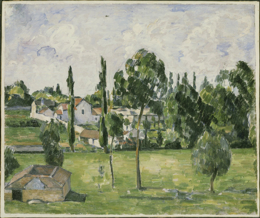 Landschap met waterleiding - Paul Cézanne