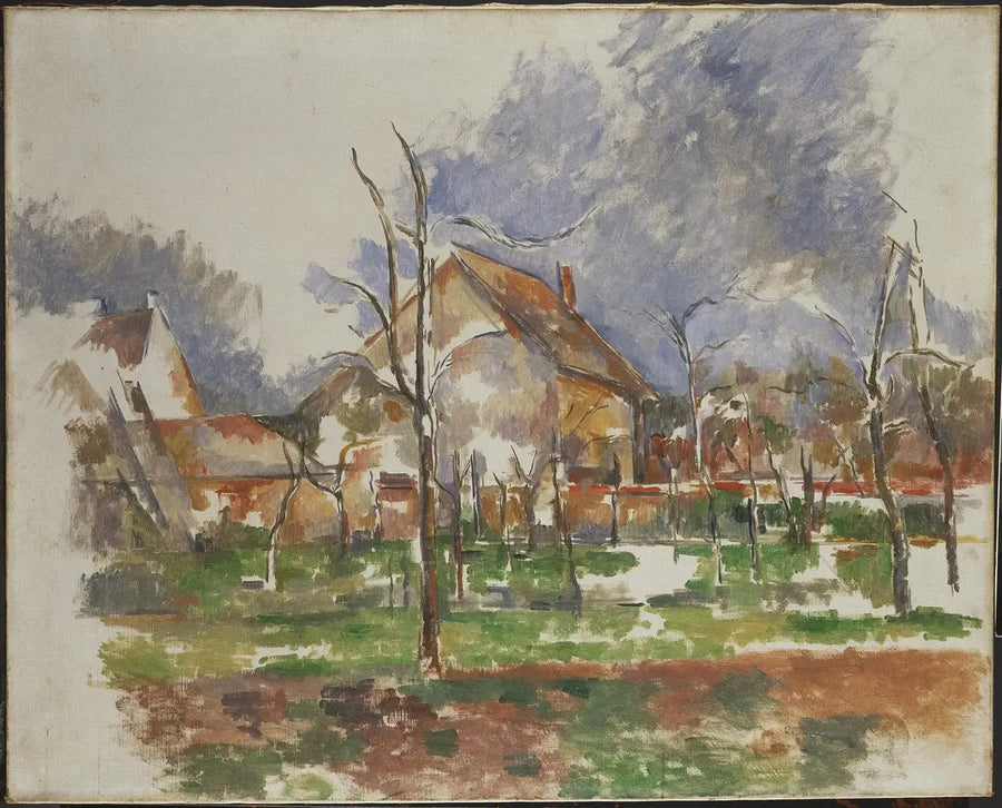 Winterlandschap (Giverny) - Paul Cézanne