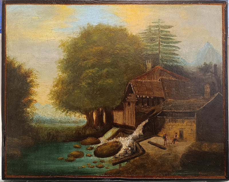 Landschap met molen - Paul Cézanne