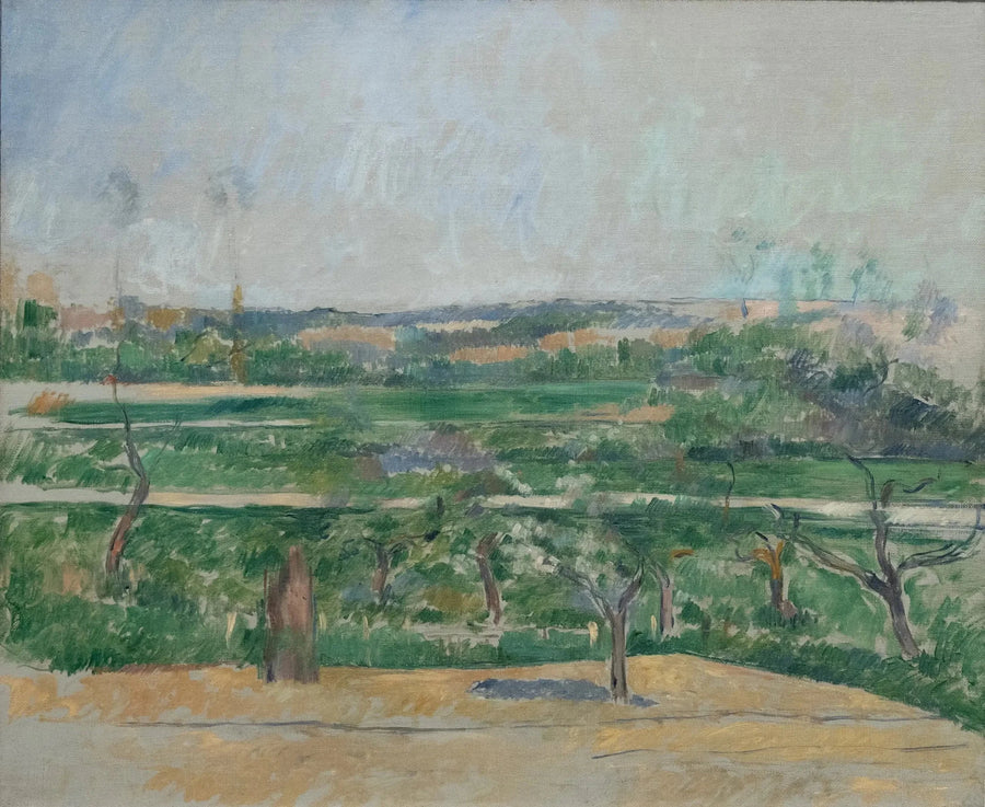 Landschap in Aix-en-Provence - Paul Cézanne