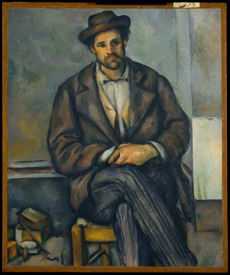 Zittende boer - Paul Cézanne