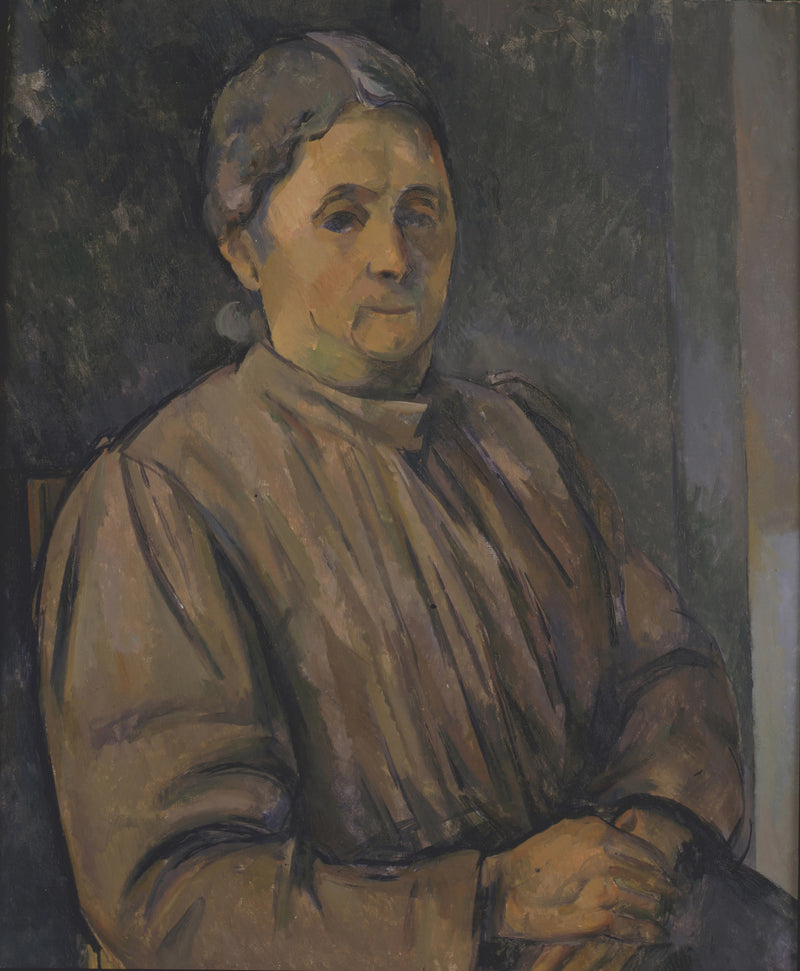 Portret van een vrouw - Paul Cézanne