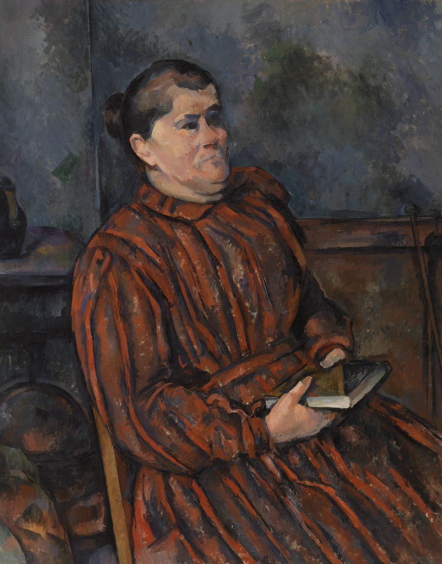 Portret van een vrouw - Paul Cézanne