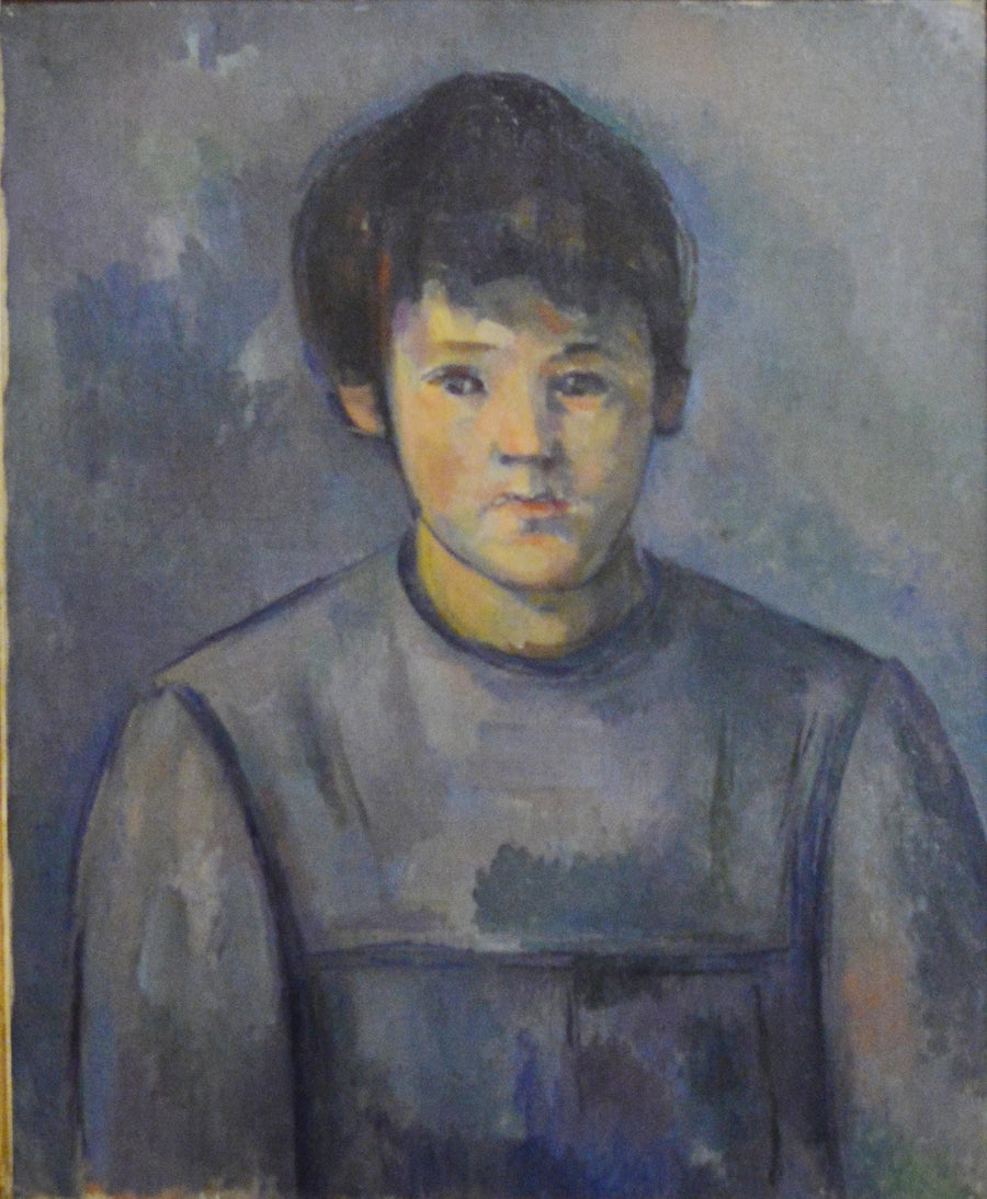 Portret van een meisje - Paul Cézanne