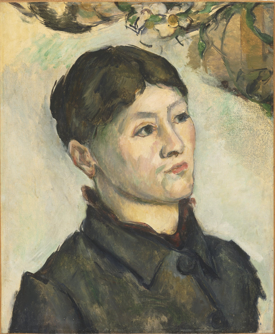 Portret van Madame Cézanne - Paul Cézanne