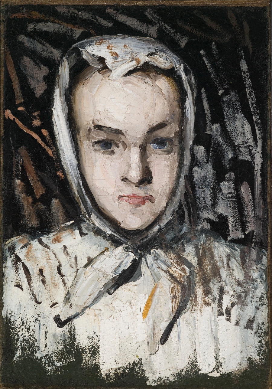 Portret van Marie Cézanne, zus van de kunstenaar - Paul Cézanne