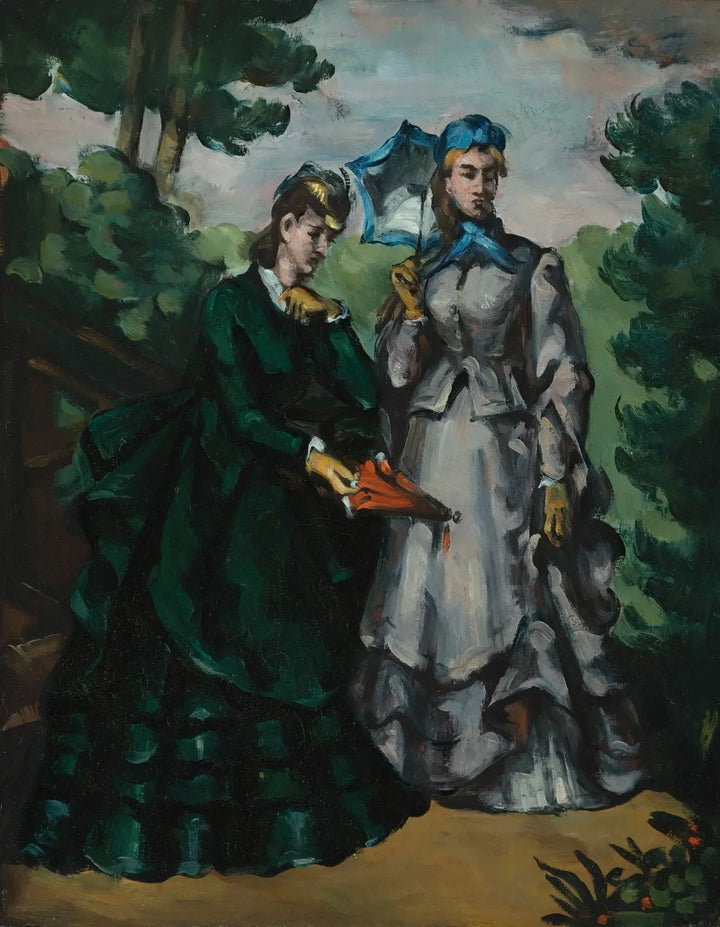 De wandeling, 1871 - Paul Cézanne
