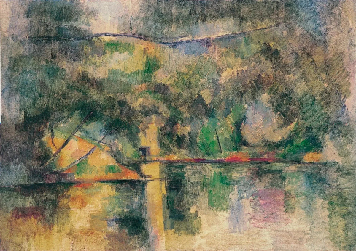 Reflecties in het water, circa 1888 -1890 - Paul Cézanne