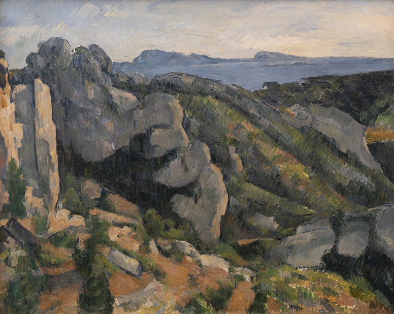 Rotsen bij l'Estaque - Paul Cézanne